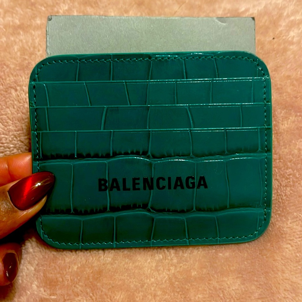 CASH CARD HOLDER CROCODILE EMBOSSED